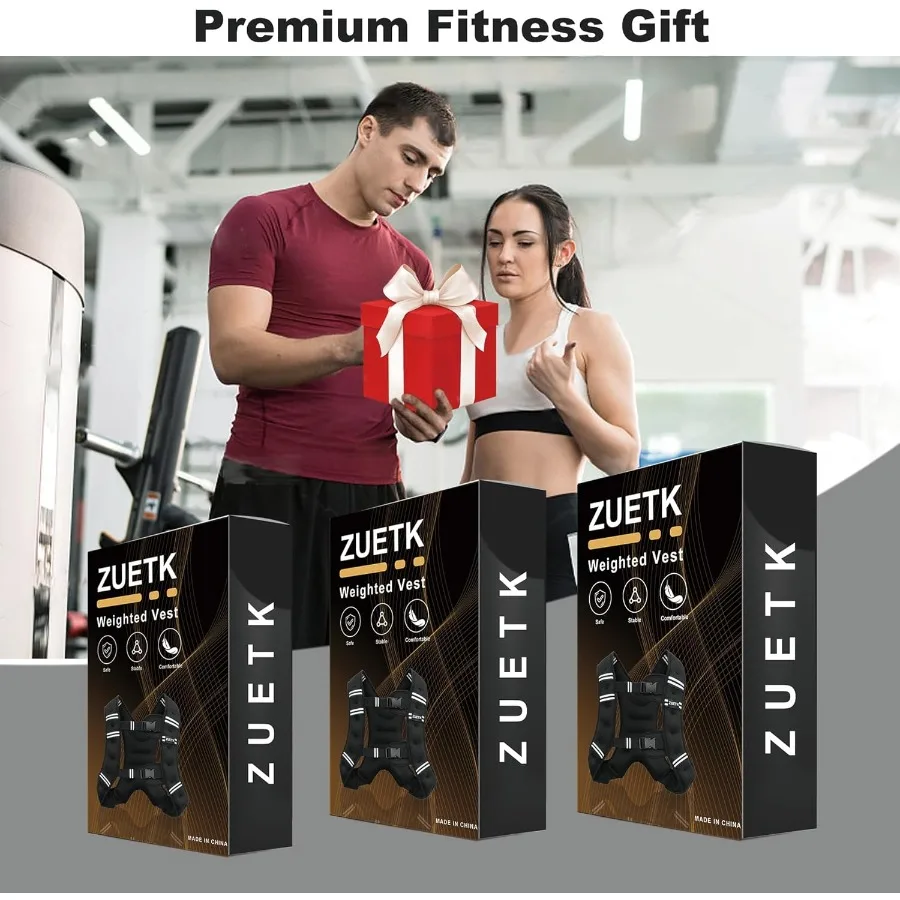 6lb 8lb 12lb 16lb 20lb 25lb 30lb سترة مرجحة قابلة للتعديل مع شريط عاكس لتدريب القوة والجري والركض واللياقة البدنية