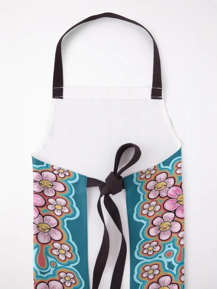 melting daisies Apron For Kitchen Women Kitchen Items For Home Apron