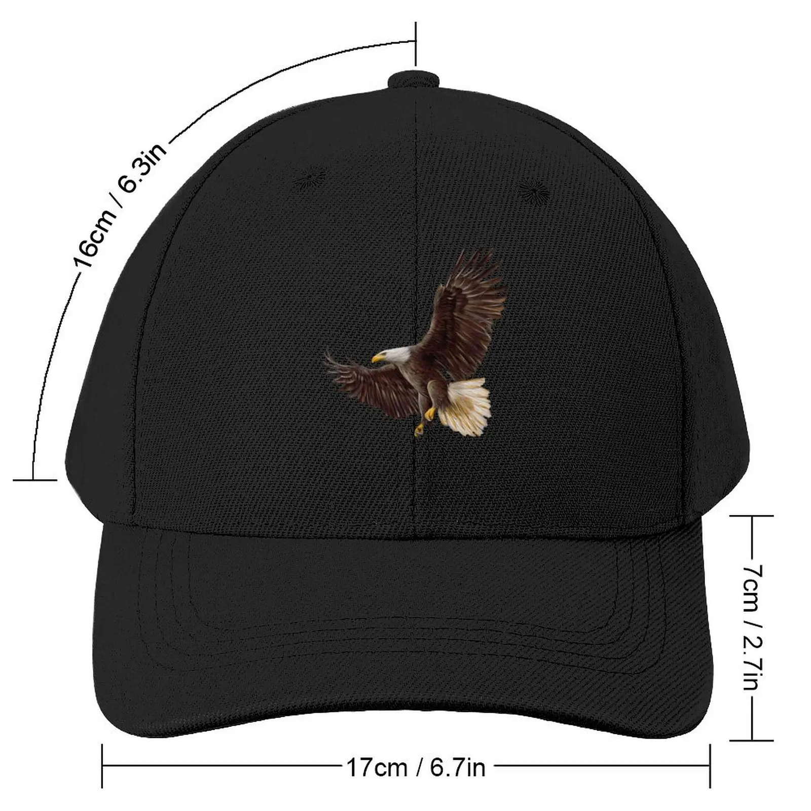 Bald Eagle Baseball Cap Hat Man For The Sun Big Size Hat Trucker Cap Woman Hats Men's