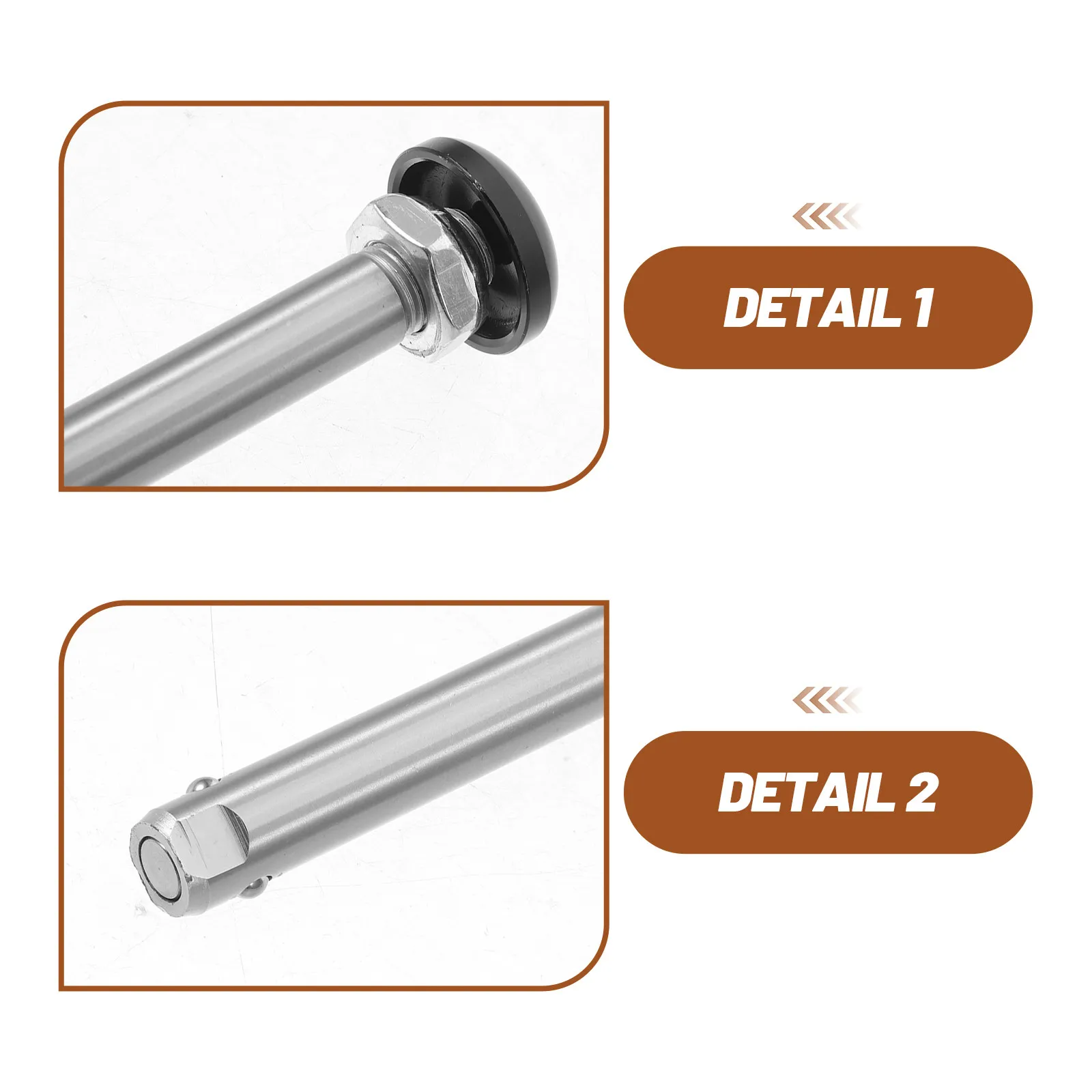 Stainless Steel Wheelchair Axle Kit – Quick Release, Lightweight Rear Axles for Smooth Mobility, Sports & Daily Use