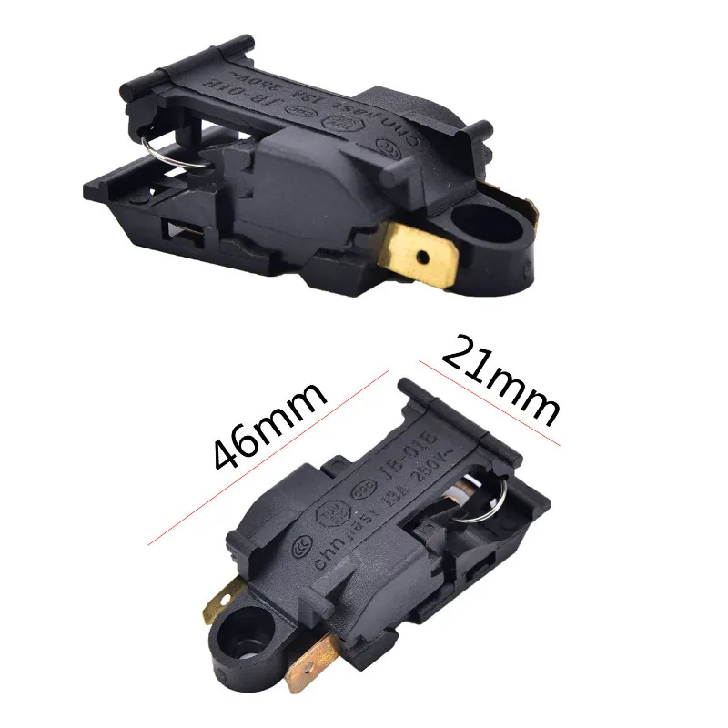 2 teile/los 46x21mm 13A Wasserkocher Thermostat Schalter 2 Pin Terminal Küchengerät Teile