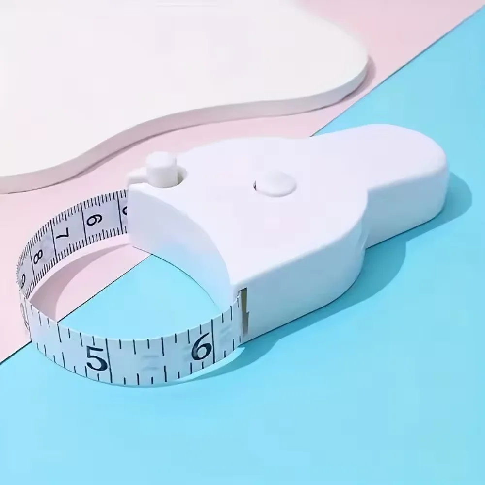 1PC Automatic Telescopic Tape Measure Body Measuring Tape Sewing Ruler Tools Centimeter Tapes For Body Meter Measure White Tools
