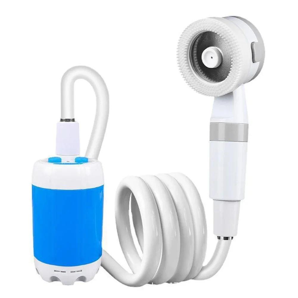 

New Portable Camping Shower Pump with Digital Display 4000mAh Upgraded Rechargeable Electric Shower Pump Camping Beach Dormitory