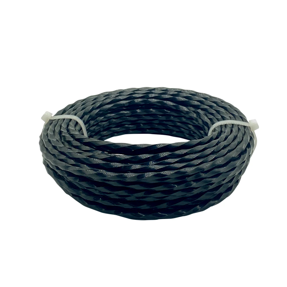 LUSQI 10M*3MM Nylon Trimmer Line Square Twist For Grass Garden Weeding Machine Irrigation Machine