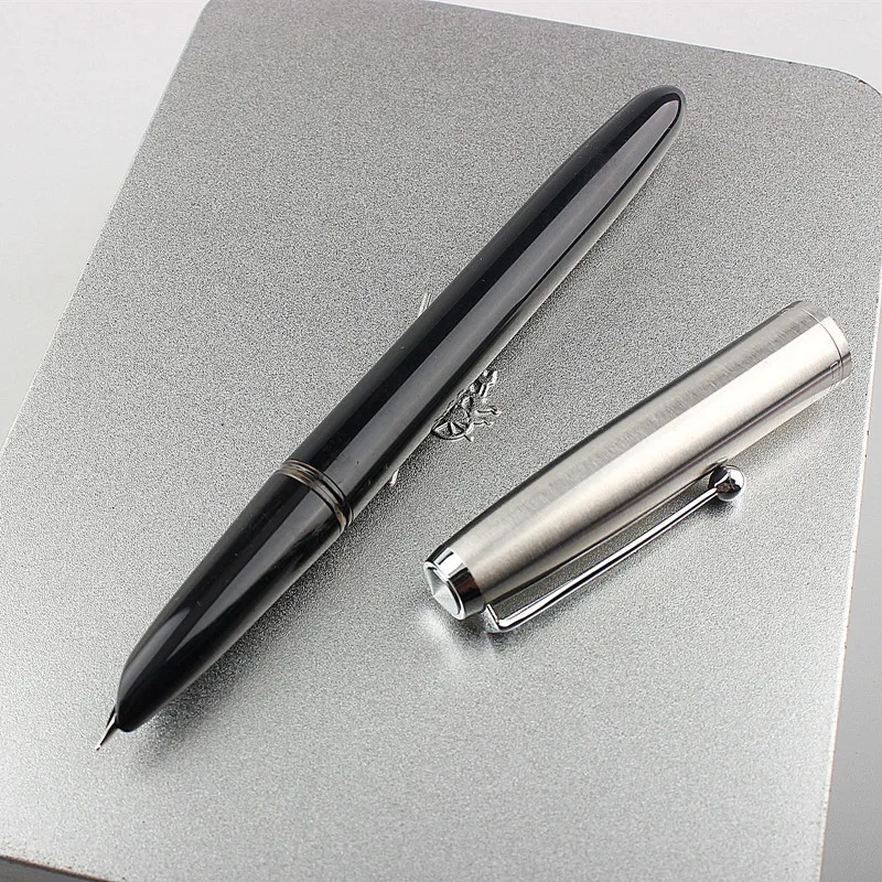 

1piece JINHAO 51Silver Clip Fountain Pen 8 Colors for Choose 0.38mm High Quality Ink Pens School and Office Writing Stationery