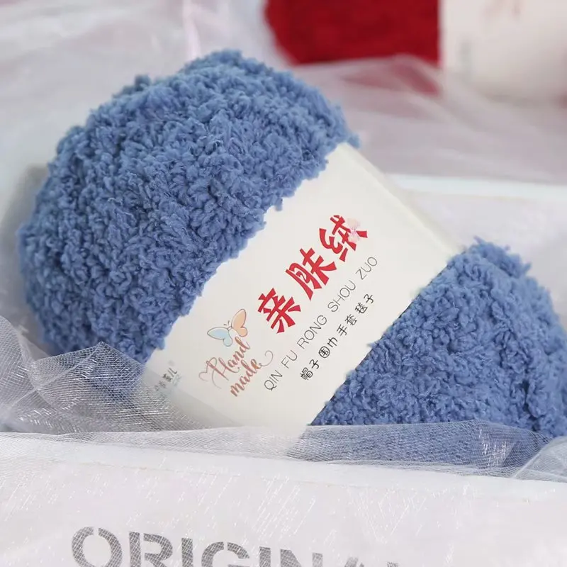 Plush Soft Velvet Yarn for Knitting Blankets Sweater, Bag, Scarf, Fancy Yarn for Crochet Weaving, DIY, 10 Skeins, 500g