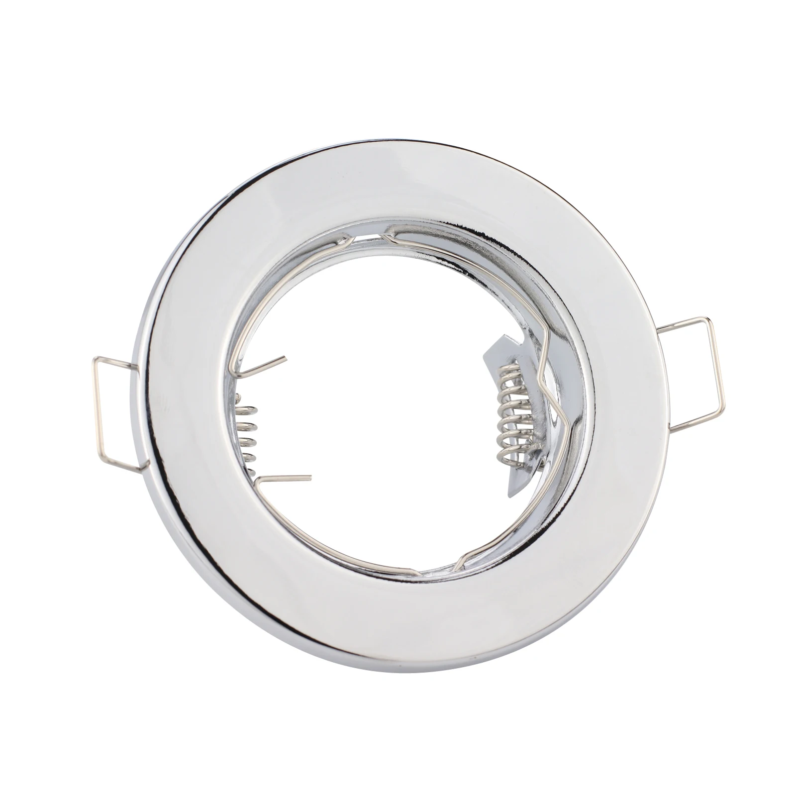 Gu10 Mr16 Recessed Ceiling Downlight Housing Fixture Round Satin Nickel Chrome White Black Decorate Home Office Hotel