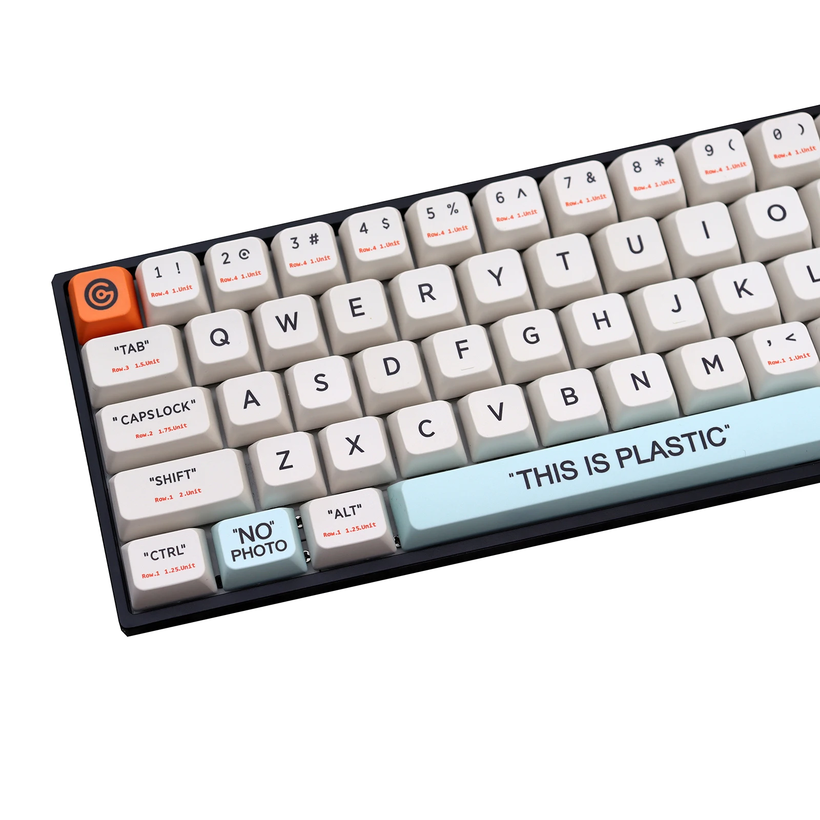 Imagem -03 - Chaves Conjunto Plástico Tema Pbt Tintura Subbed Tampões de Chave para mx Switch Teclado Mecânico Wda Perfil Keycap para 68 84 96 980m 160