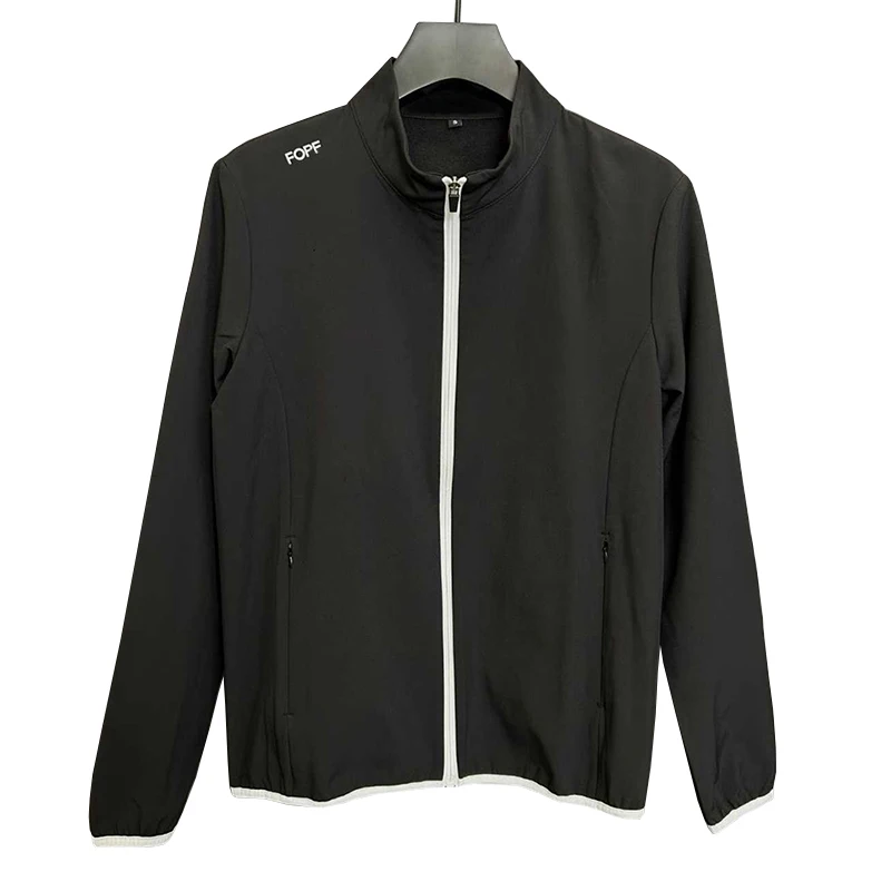 

Autumn/Winter New Product Men's Outdoor Sports Golf Thin Velvet Top Breathable Windproof Warm Coat Versatile Men's Windbreaker