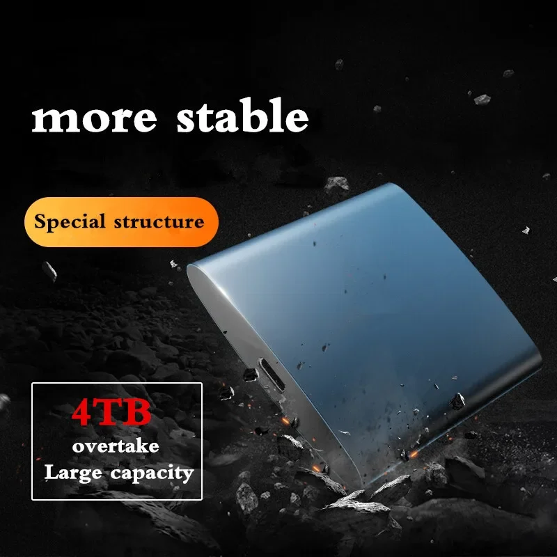 SSD Móvel Durável 8TB 6TB 4TB 2TB 1TB 500GB