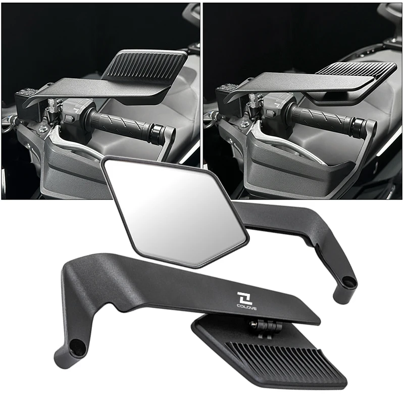 Зеркало заднего вида с антибликовым покрытием и антибликовым покрытием на 360° °   Регулируемый для KOVE COLOVE 800X800X525X 450RR Montana XR5
