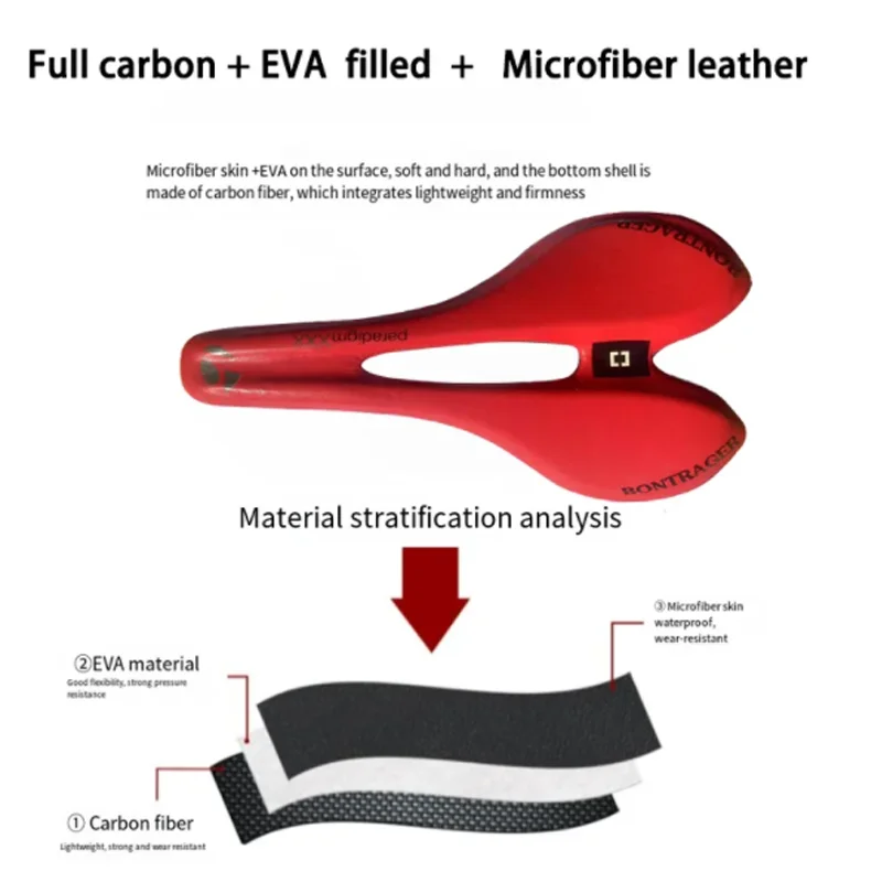 Bontrager Saddle XXX Sattel T800 Carbon-Sattel Rennradsattel MTB-Sattel Fahrradzubehör – Detail 2
