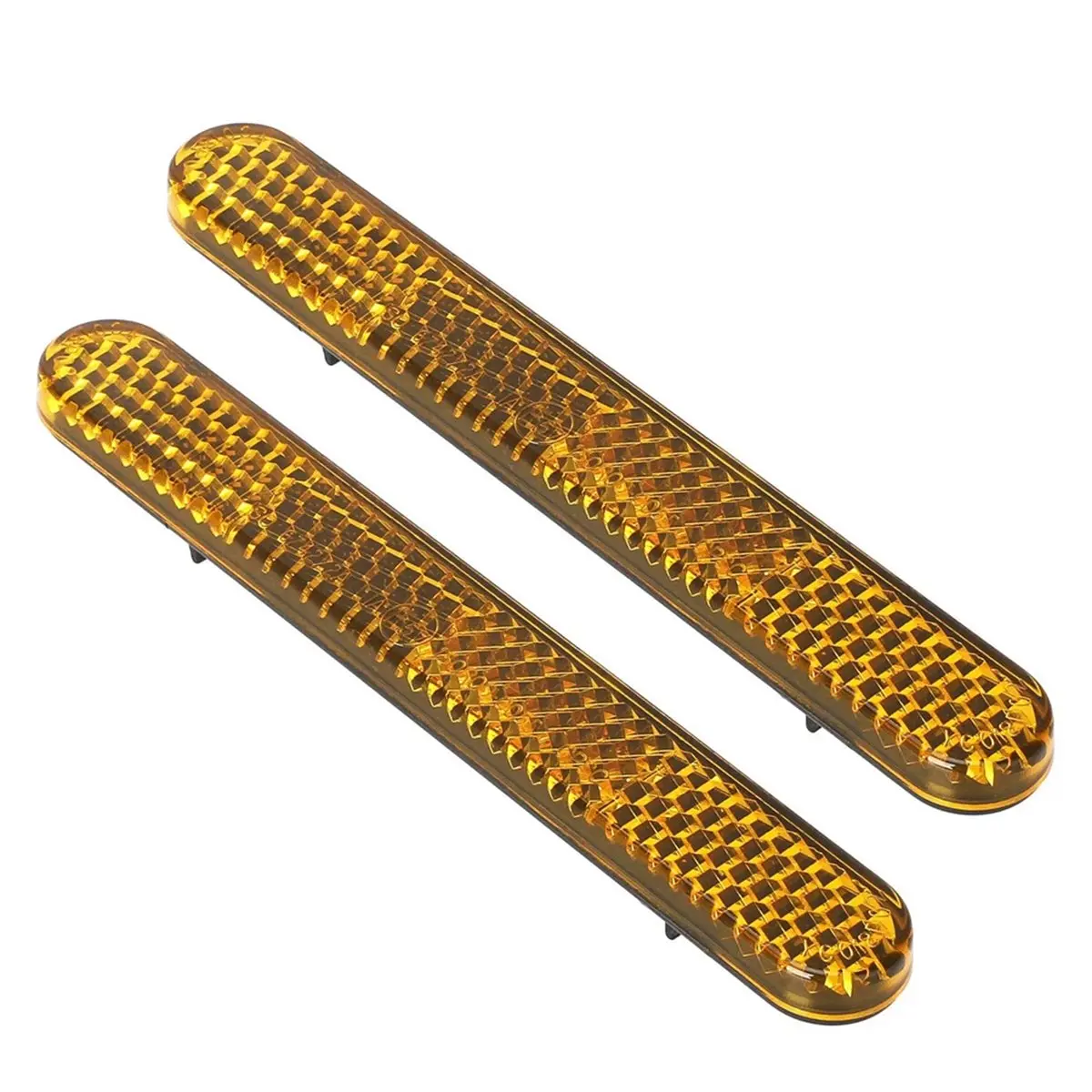 ABGN 2pcs for Elite Scooter Reflector Yellow Rear Side Reflector for Elite Electric Scooter Parts Accessories