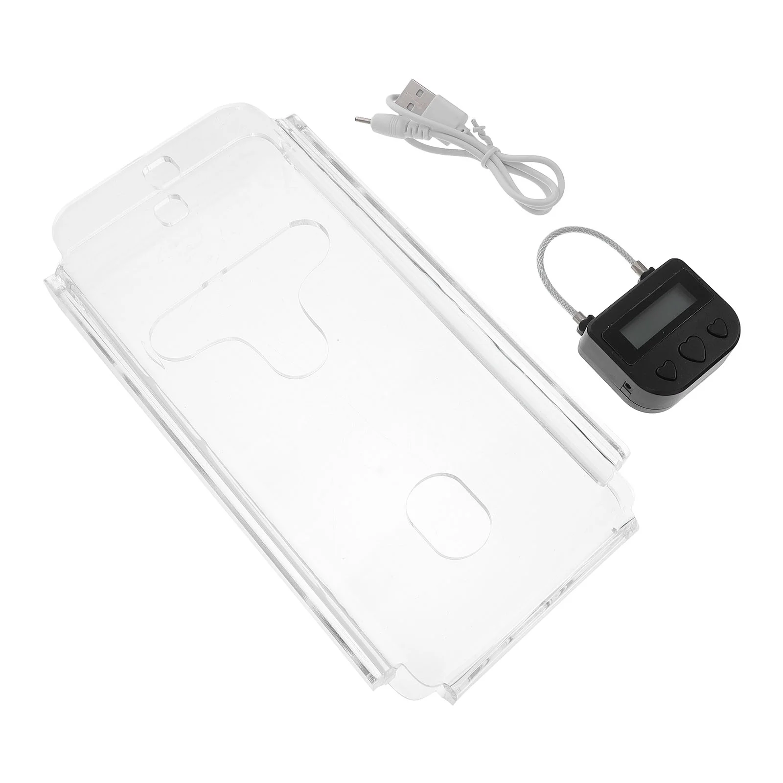 

Smartphones Mobile Timing Lock Intelligent Electronic 11X20CM for Students Black