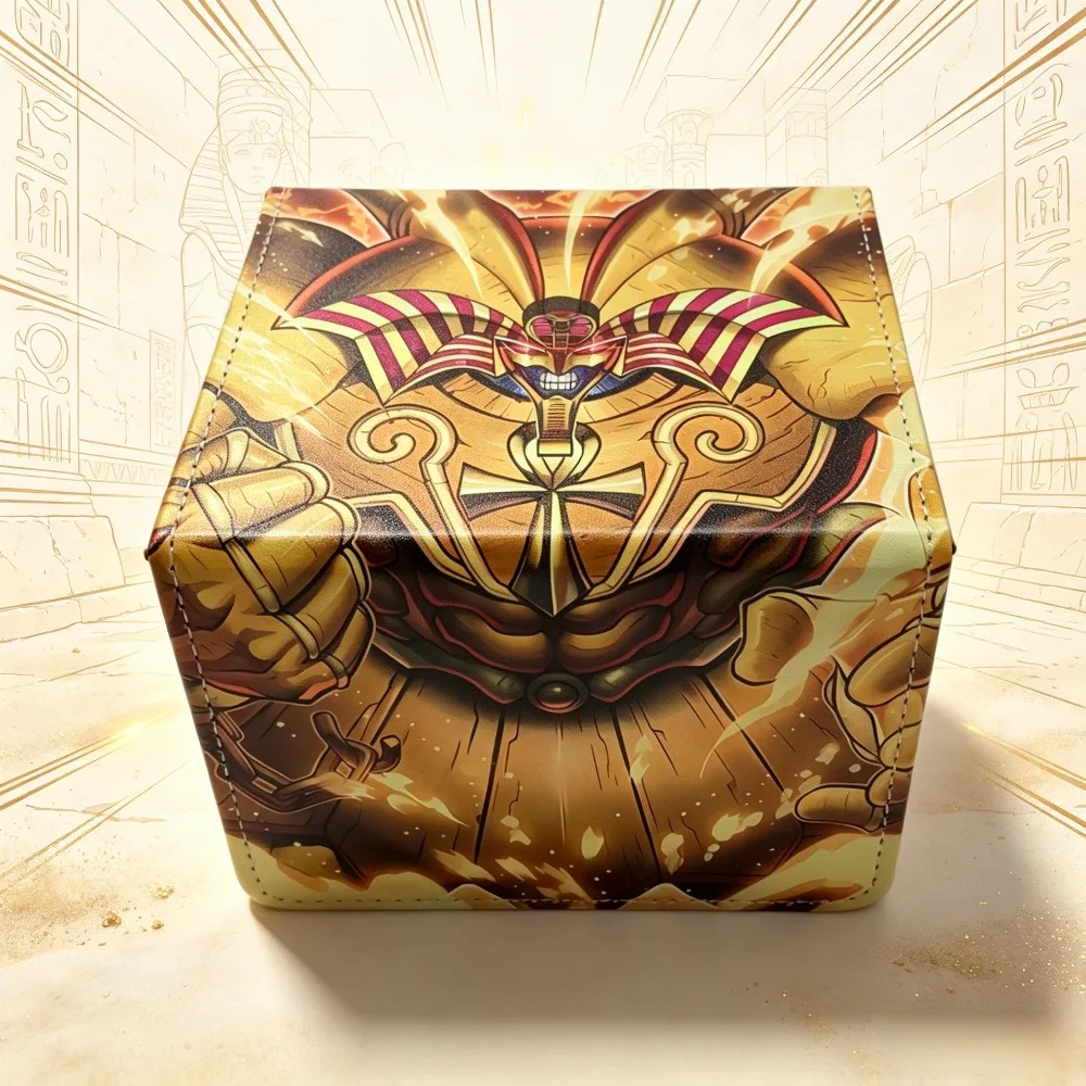 Suitable for Yu-Gi-Oh! The Legendary Exodia Incarnate Theme Card Box Magnetic Leather Game Collection Card Exodia Storage Box