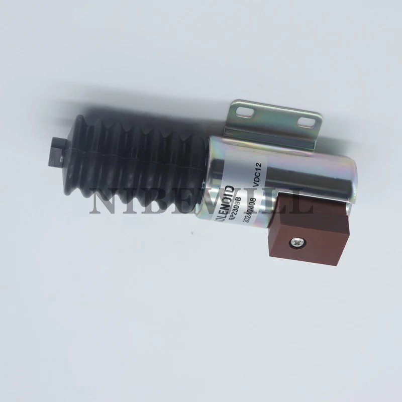 Engineering Machinery Parts for Diesel Engine Shutdown Solenoid Valve RP2309B 12V