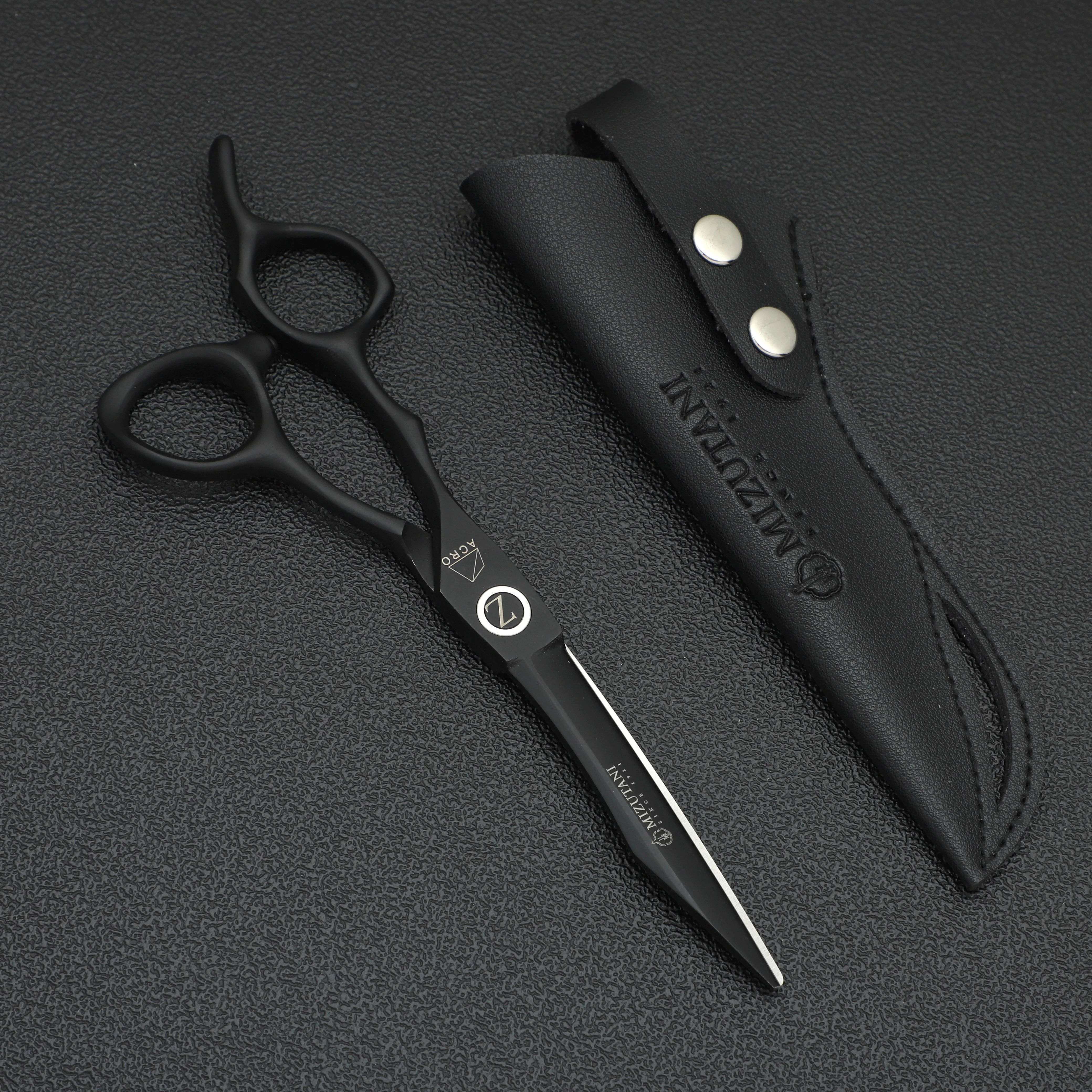 Japan MIZUTANI left hand scissor 6.0 inch 440C Material scissors Barber ShopProfessional hair scissors barber tools scissors set