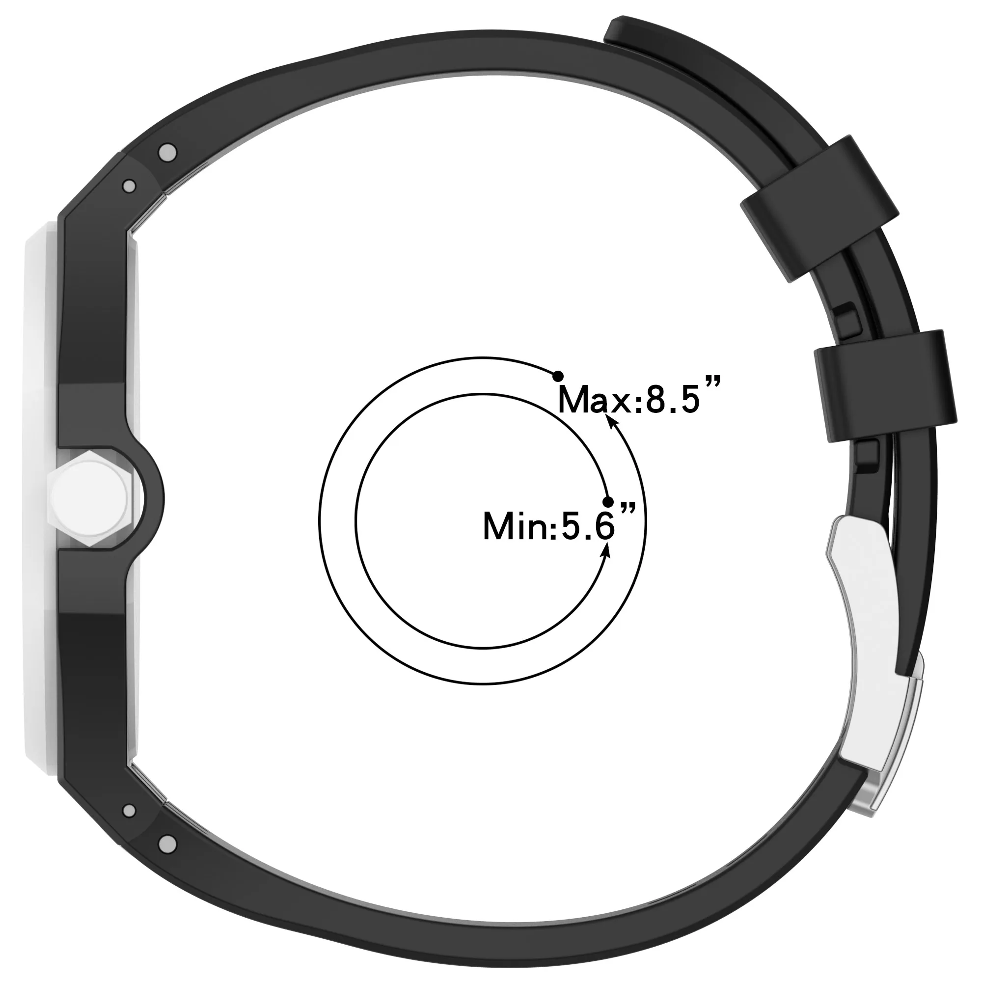 Silicone Strap+PC Case For Swatch X AP Royal Pop Pocket Watch Changer to Wristwatch Integrated Band Accessories view 5
