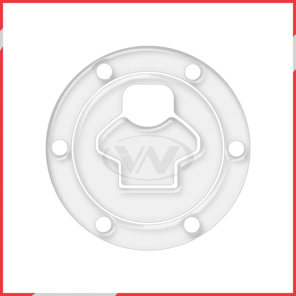 For BMW Models Up To 2006 (6 Holes) Motorcycle Fuel Tank Cap Transparent or Carbon Fiber Appearance Protection Sticker Kit