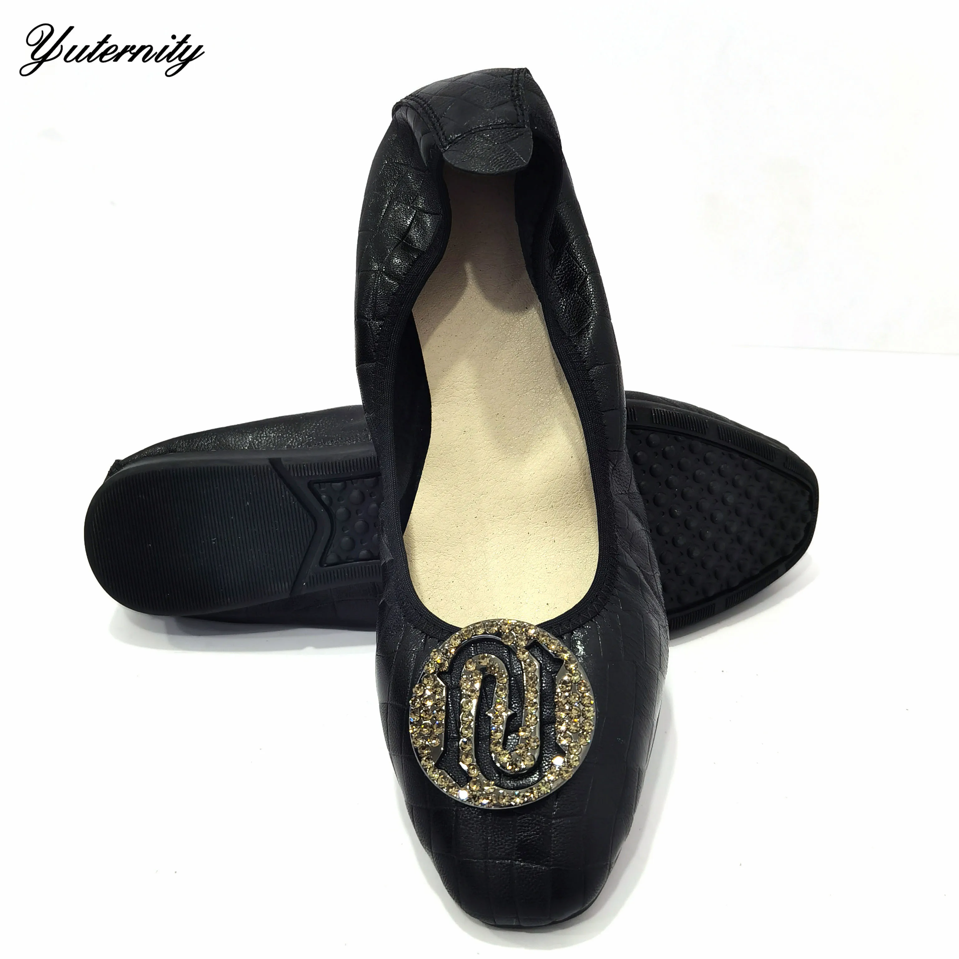 Italian Summer Wome PU Leather Flats Shoes Nigerian Fashion Comfortable Slip-On Soft Sole Shoes For Party
