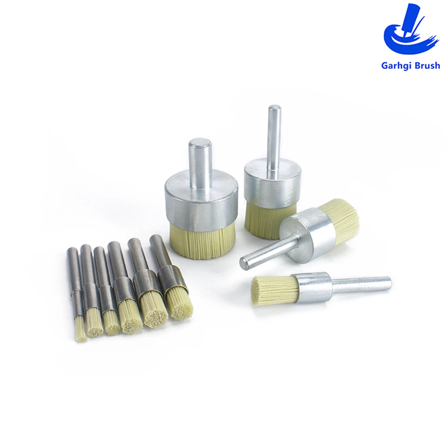 180 حصى الماس نهاية مسطحة فرشاة جلخ النايلون إزالة لدغ الصدأ الأكسدة الملوث الألومنيوم سطح معدني إعداد التنظيف #6