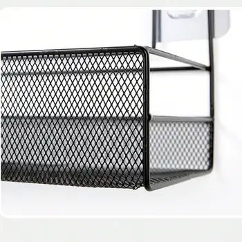 סוגר מדף דבק מסמר דביק עצמי ארון מדף סוגר קליפ קיר תליית סוגר מחיצה ללא חבטות חזק סוגר 6 best sales מדפים דביקים - №4