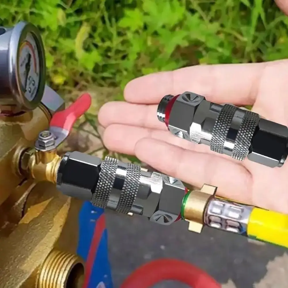 1Pcs Stainless Steel Sprayer Adapter M14x1.5mm High Pressure Quick Connection Fitting Universal Sprayer Connector