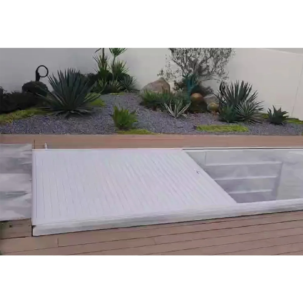 

Winter Outdoor Swimming Insulation and Dust Protection Cover Automatic Round Pool Cover Electric Pool Cover