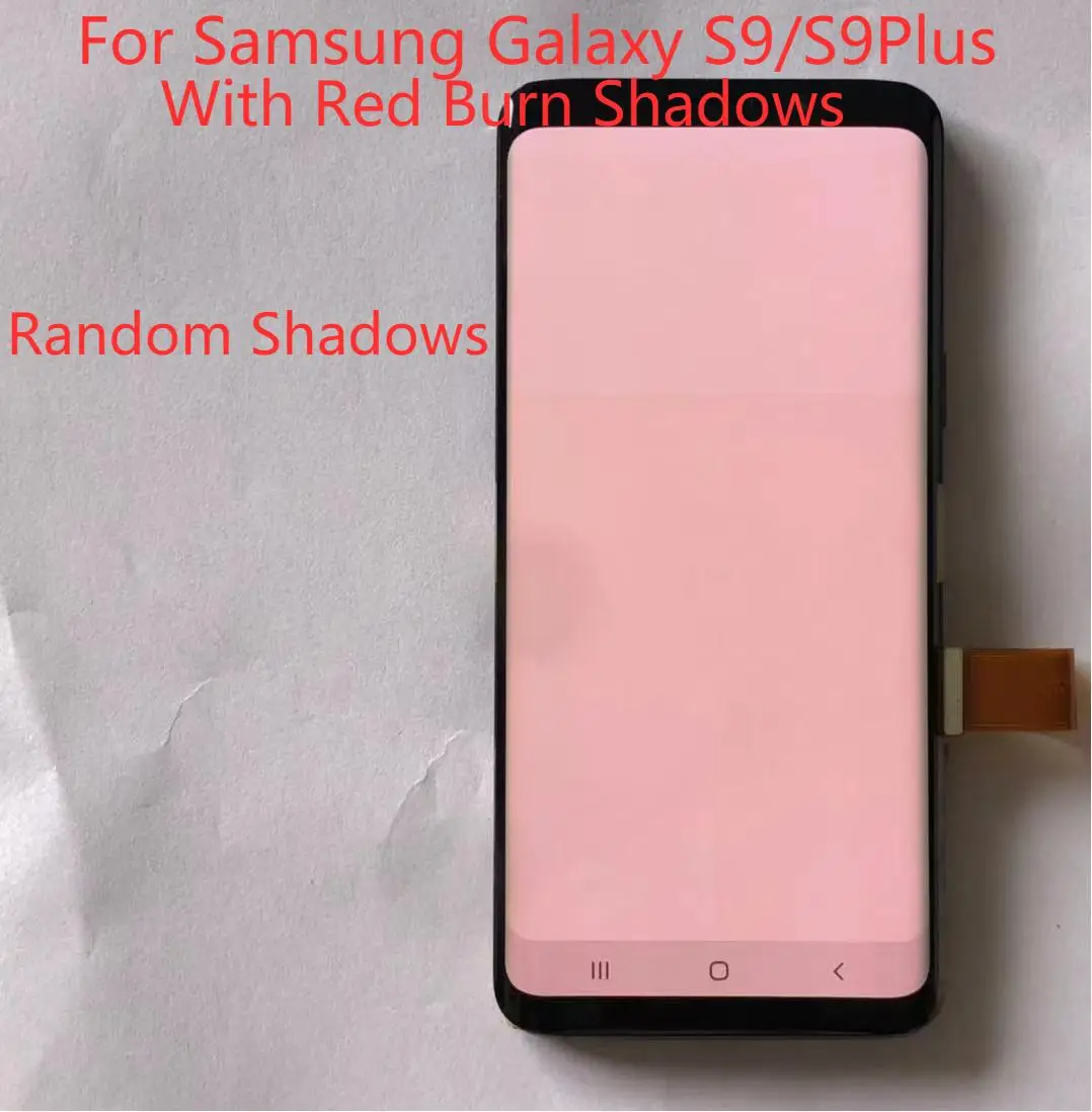 Super AMOLED S9 Plus LCD For Samsung Galaxy S9 Display With Frame SM-G965FD G960F G965A G960U Touch Screen Digitizer Assembly