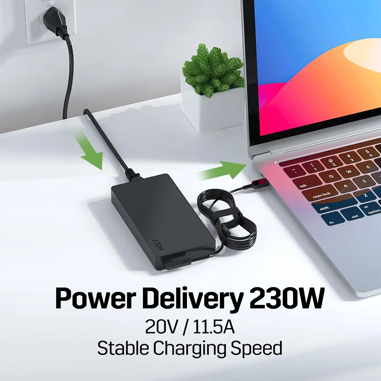 230W 20V 11.5A สําหรับ Lenovo Legion 5 7 Y520-15 Y540 Y730 Y7000 Y7000P Y9000K Thinkpad P51 P52 P71 P72 แล็ปท็อปอะแดปเตอร์