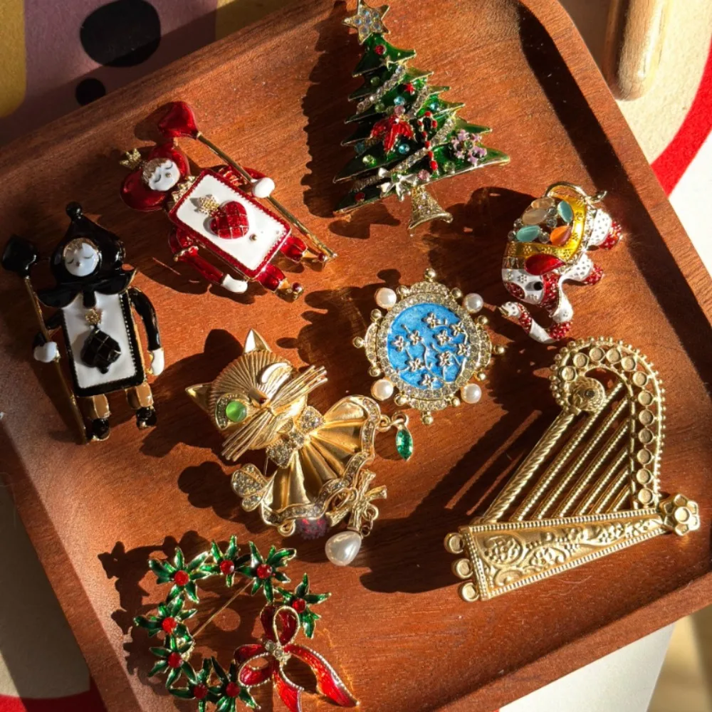 Barocke, luxuriöse, schöne klassische Broschenkollektion, Schmuckzubehör, Herren- und Damen-Anstecknadeln, Hochzeit, Feiertag, Party, Paar, Überraschungsgeschenk