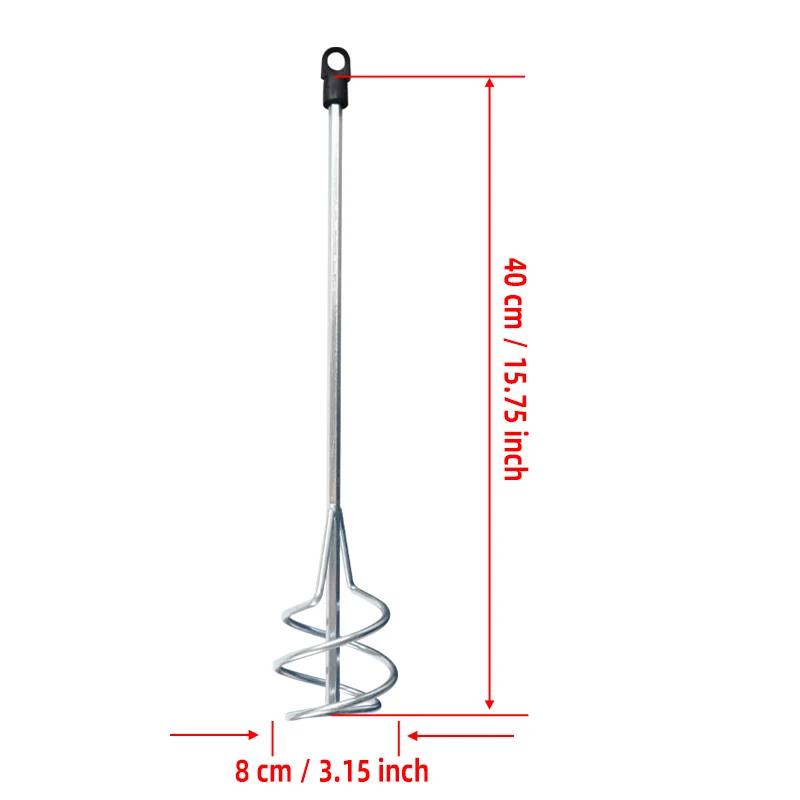 Mixing Paddle Rod-Paint Cement Mud Mixer,Electric Concrete Blender,Bucket Mortar Stirrer - Ideal for DIY, Construction