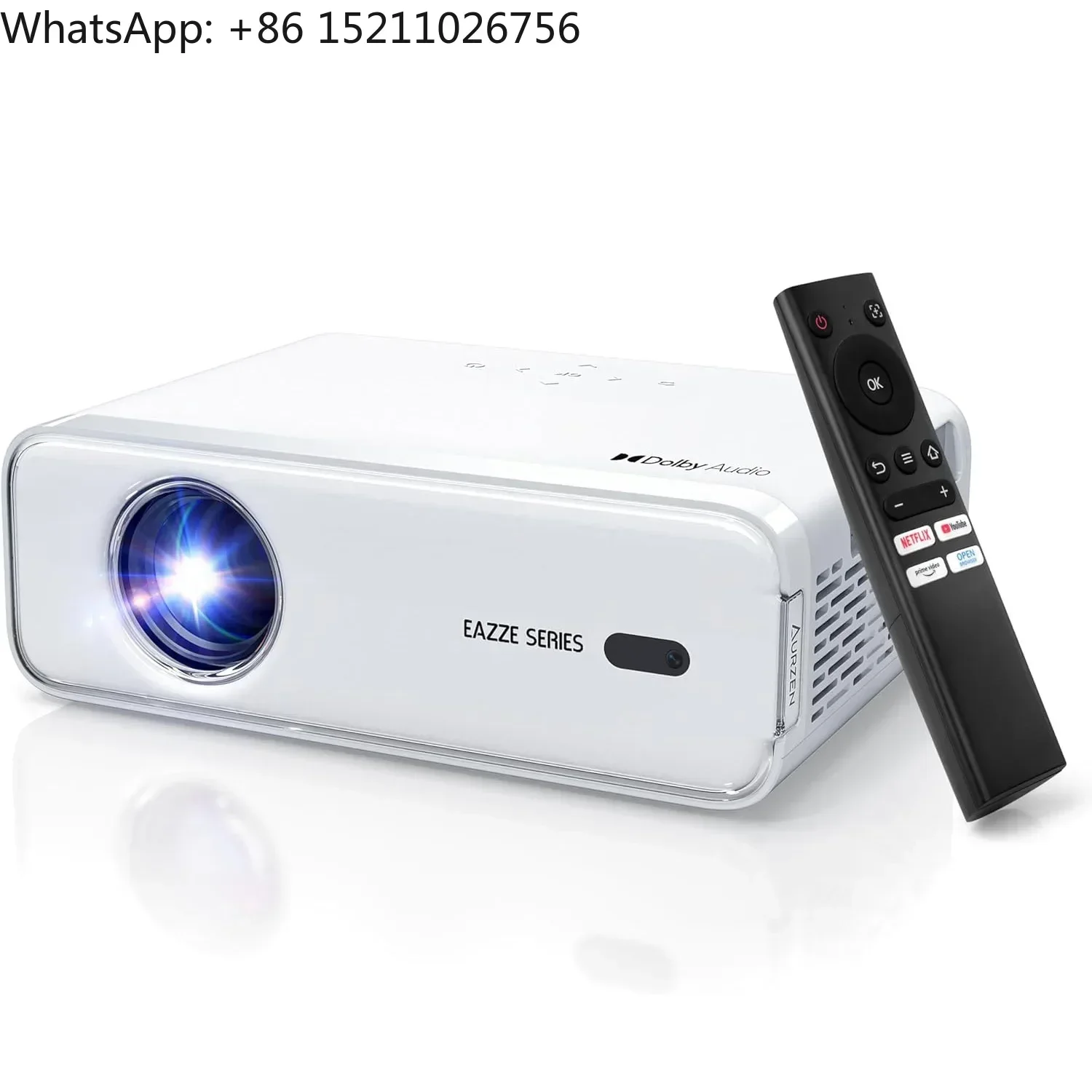 Aurzen Eazze D1 Smart Native 1080P Projector Netflix-Officially-Licensed Auto Focus Keystone DoIby Mini Portable Video Projector