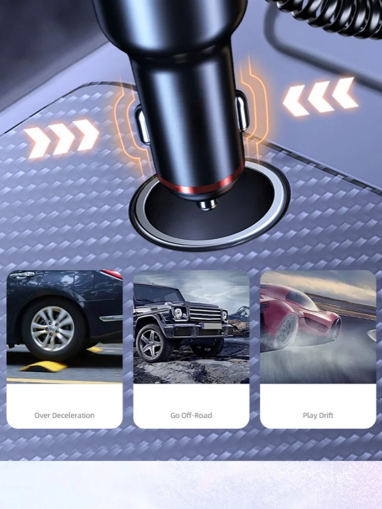 338W USB Car Charger Dual Ports Super Fast Charging Quick Charge 3.0 Car Phone Charger for iPhone Samsung Huawei Xiaomi 3 in 1