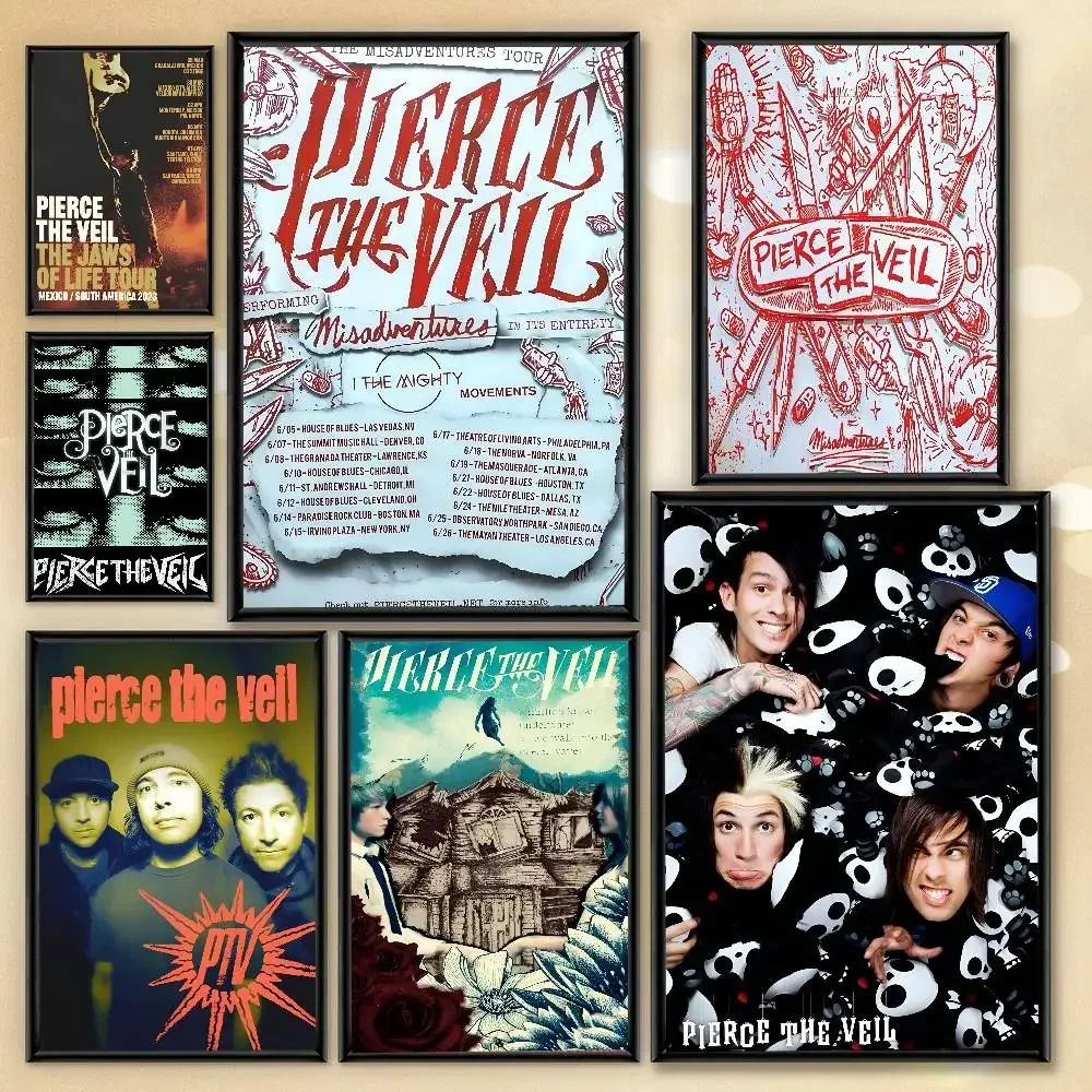 Pierce The Veil Band Collide With The Sky Poster HD Art Sticky Wall Waterproof Home Living Room Bedroom Bar Aesthetic Decoration