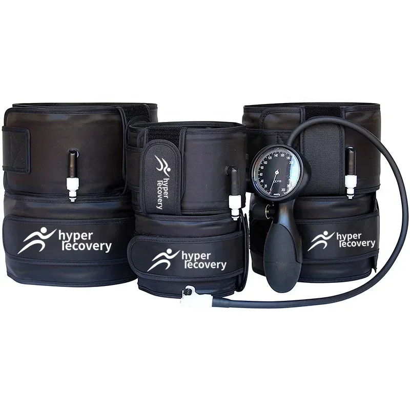 ZZ 2026 BFR Compression Cuffs With Pump Portable Exercise Rehab Tool For Blood Flow Restriction Training Muscle Recovery