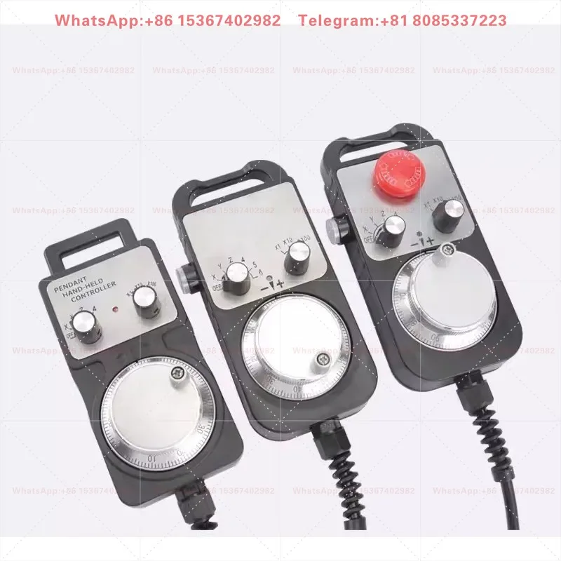 Electronic Handwheel Pulse Generator with Enable Emergency Stop for Industrial Control System