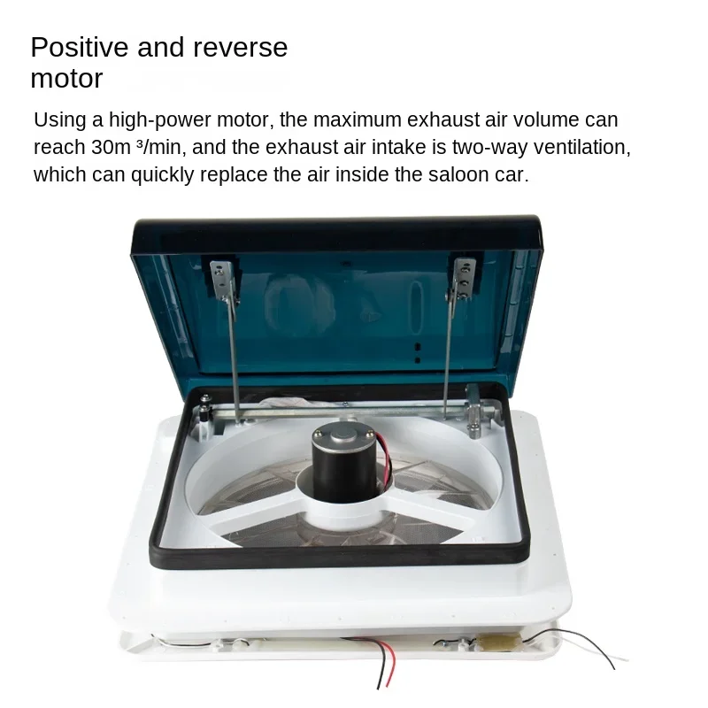 Ventilatore per camper 12V tetto per auto a due vie ventilazione modificata ventilatore di ventilazione dedicato al bagno impermeabile a prova di insetti antipioggia