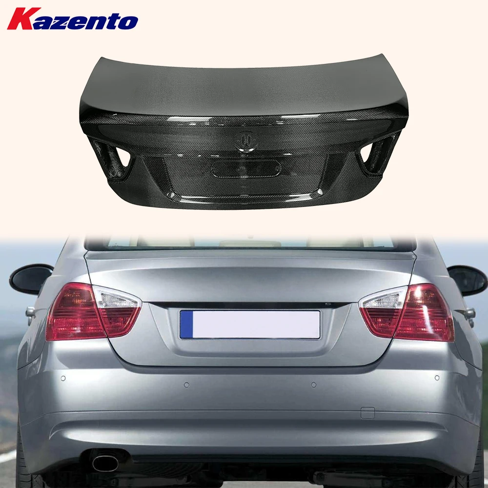 

For BMW E90 3 Series Sedan 05-08 Only Ducktail Style Carbon Rear Trunk Boot Lid