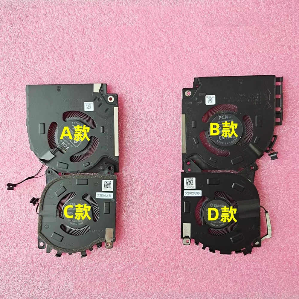 

New Laptop CPU GPU Cooling Fan Cooler For Dell Alienware X15 R1 Fan RTX30 082VD4 0V0G61 07M2CV 02H5HD