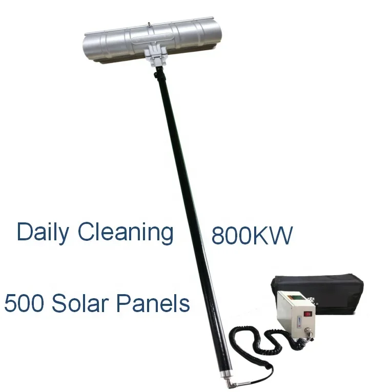 Solar Photovoltaic Panel  Cleaning  Brush Tool Equipment 7.2M Telescopic PV Solar Panel Cleaning Machine Tools