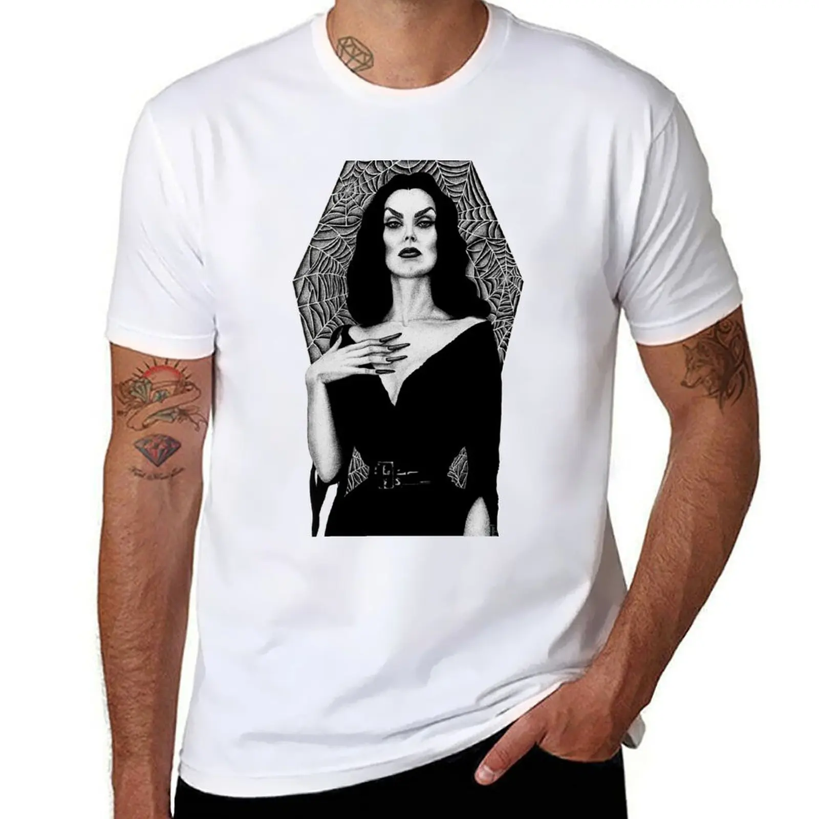 

Vampira T-Shirt man t shirts cotton essential t shirt T-Shirt