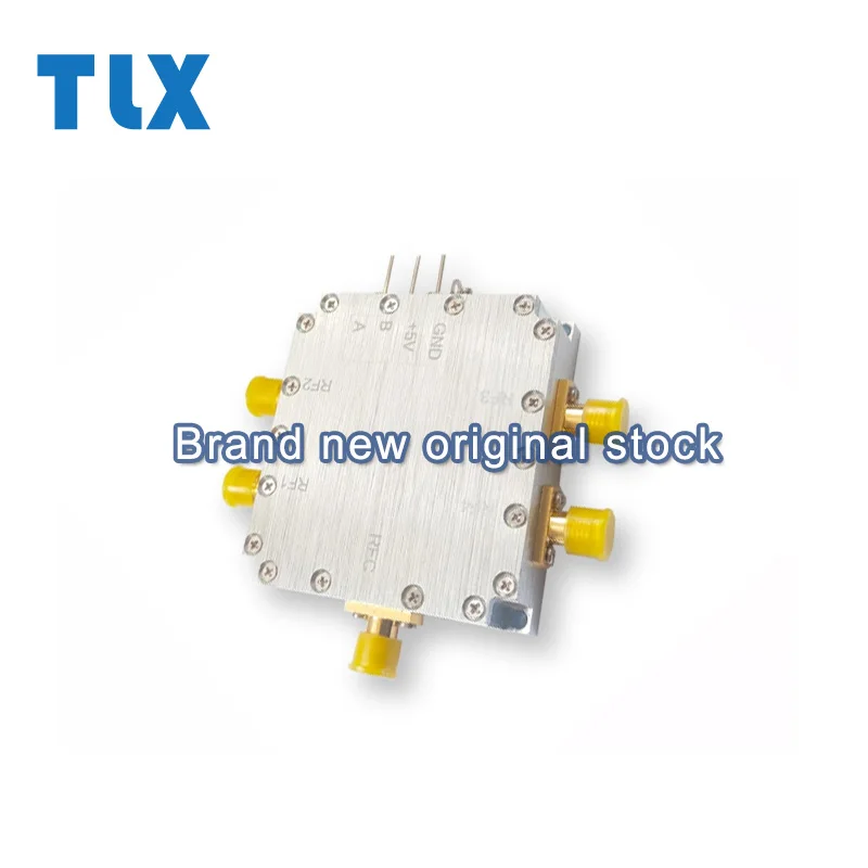 SP4T RF switch module with 10M-12GHz bandwidth, high isolation and low insertion loss, cavity RF distributor