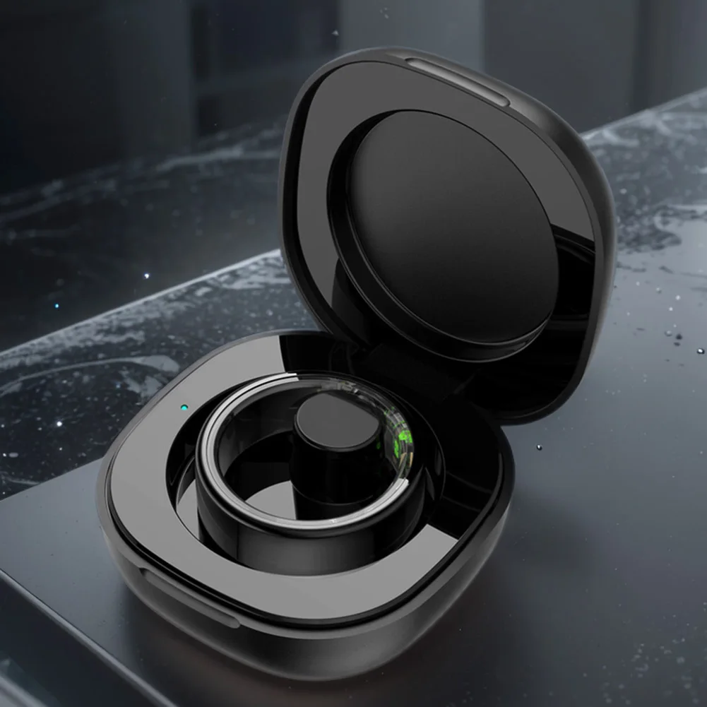 무선 충전 케이스 교체 충전기 케이스 크래들 도크 스테이션, R02, R03, R06 스마트 링용, 200mAh