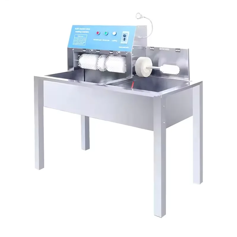 Five Brush Multifunctional Tennis Shoes Washing Brushing Machine Boots Sneakers Cleaner Uv Drying Machinery With Heating