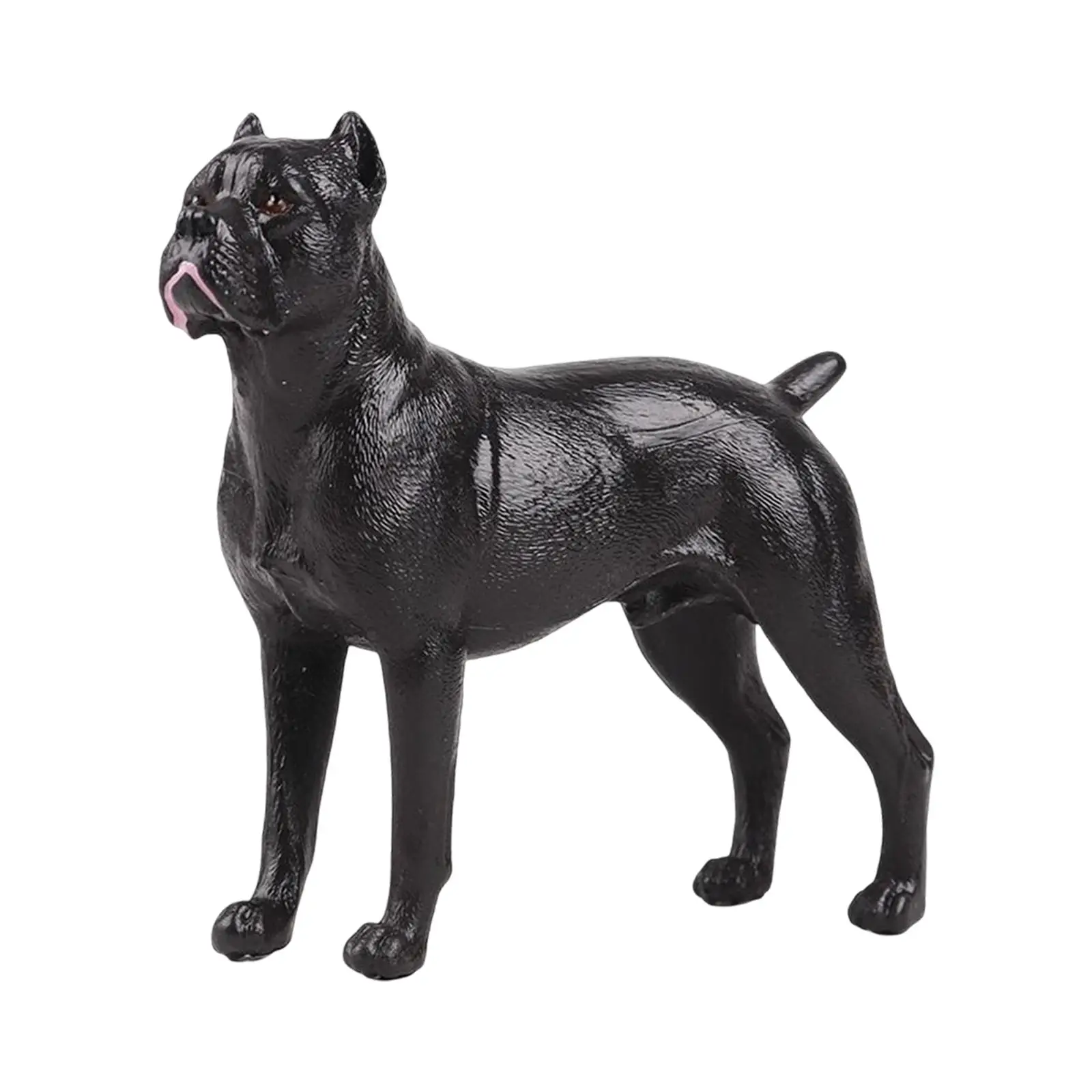 2 x realistische Hundefiguren, Modelle, handbemaltes Tierspielzeug, Statue, Skulptur für Kuchendekoration, Partygeschenke