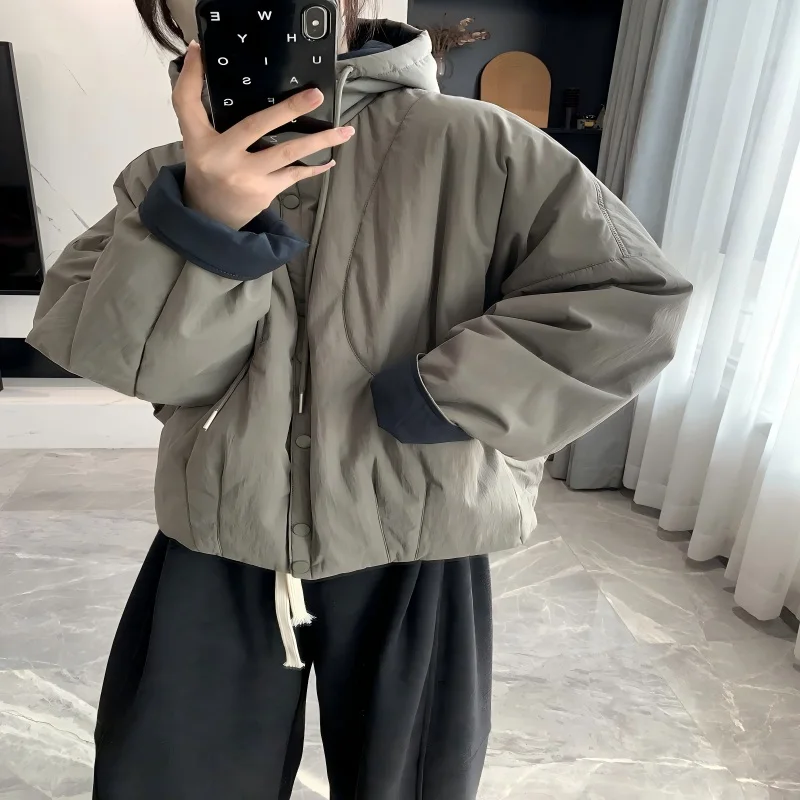 Женские бархатные толстые флисовые парки с ватным диском