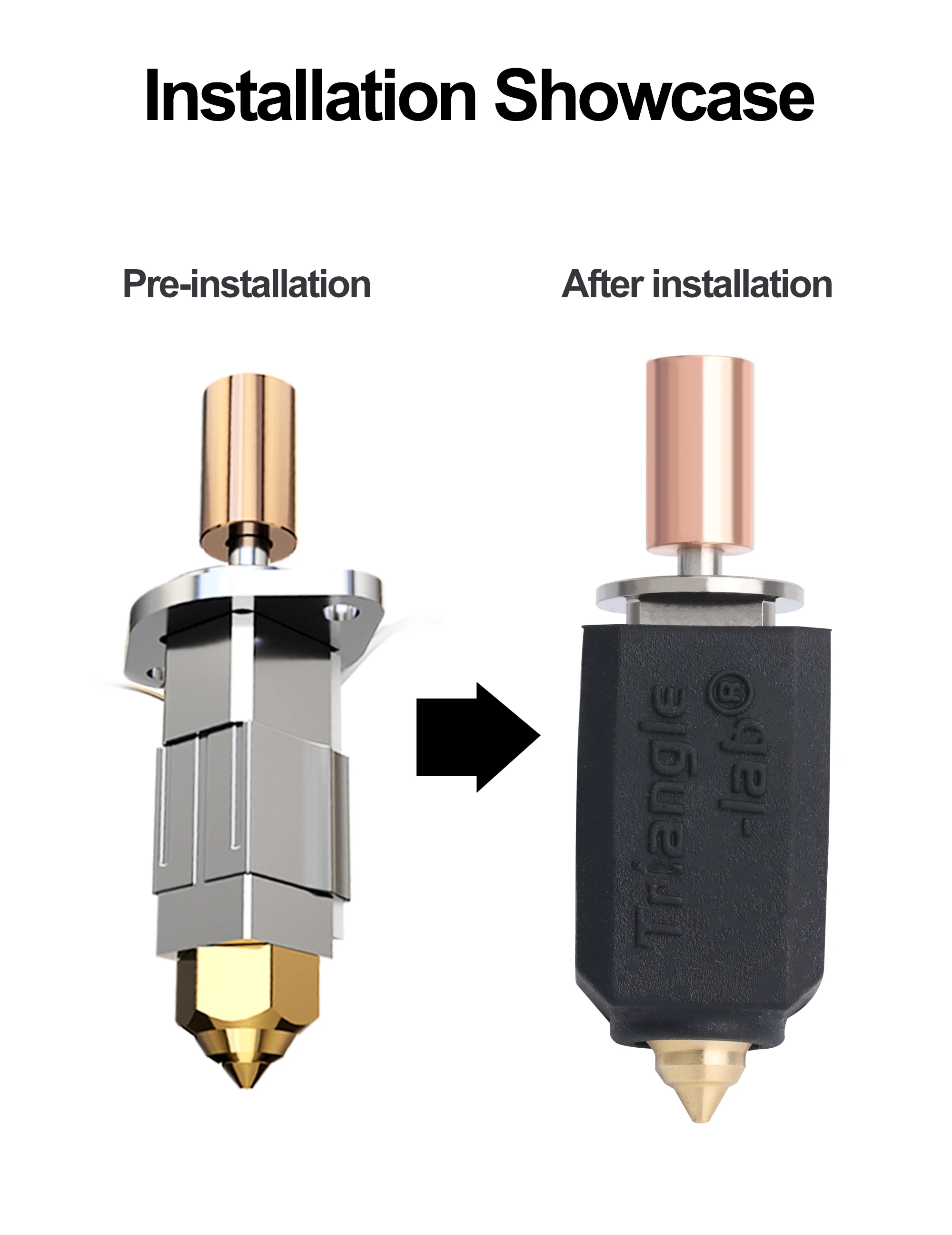 Trianglelab CHCB-OT Hotend Silikonsocken Hitzebeständig bis 300 Grad Celsius für CHCB-OT Hotend – Detail 3