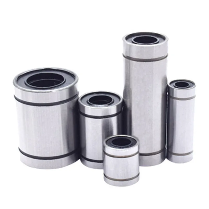 1/10PCS LM8UU LM10UU LM16UU LM12UU Linear Ball Bearing Linear Bushing 8mm Rods Liner Rail Linear Shaft Parts DIY CNC 3D Printer