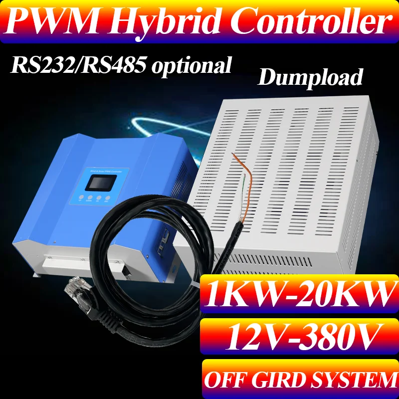 7.1KW 48V to 220V 80A PWM Wind Solar Inverter Charger with Silent Operation and High-Efficiency Cooling